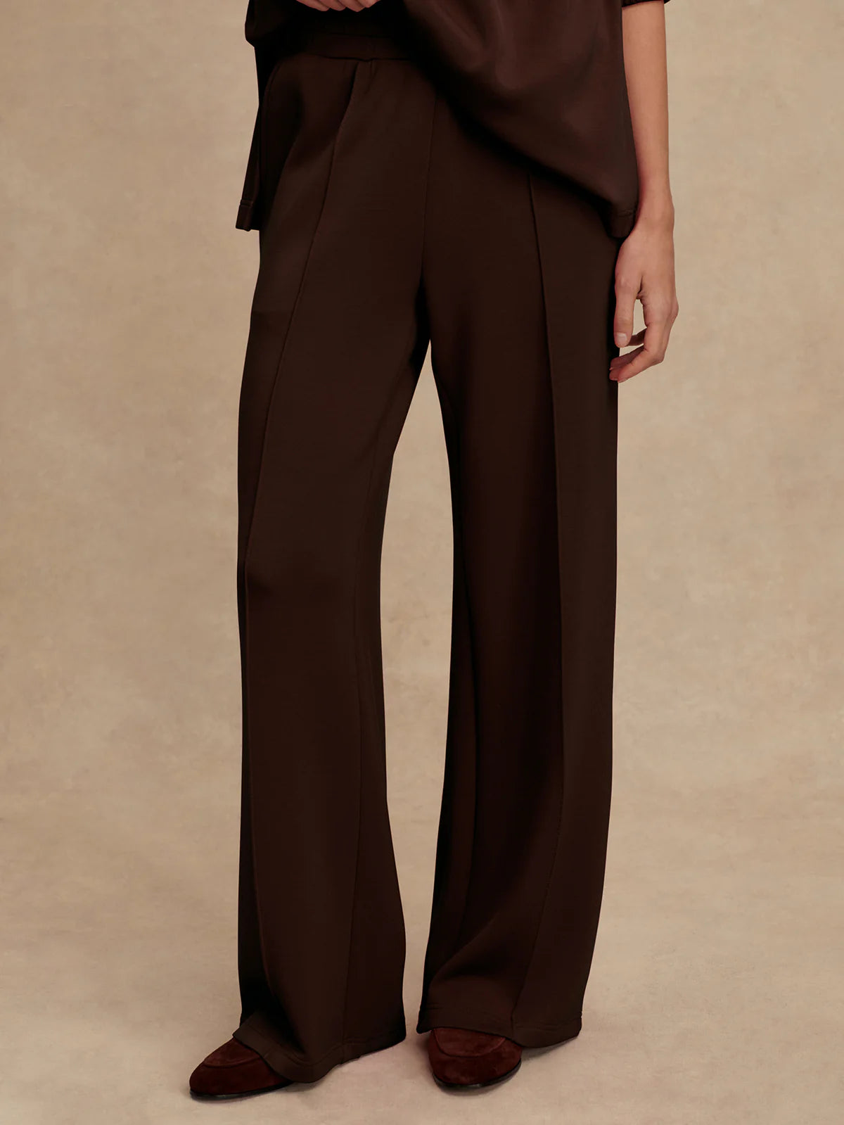 Varley wide leg pant 30 coffee bean
