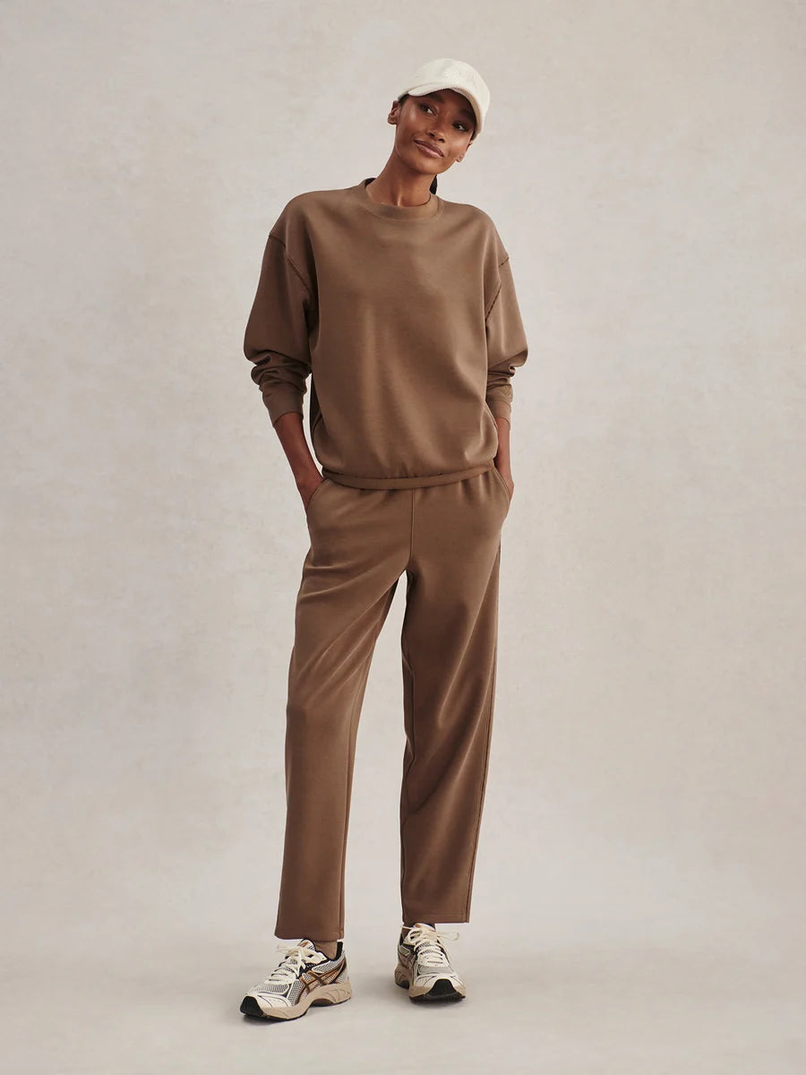 Varley Coralie Crew Teak Olive