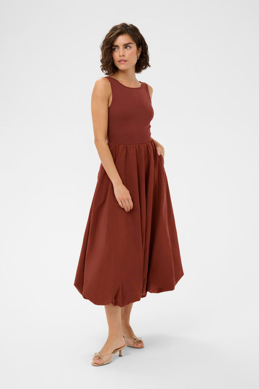 Kaffe Kirsten Dress Henna