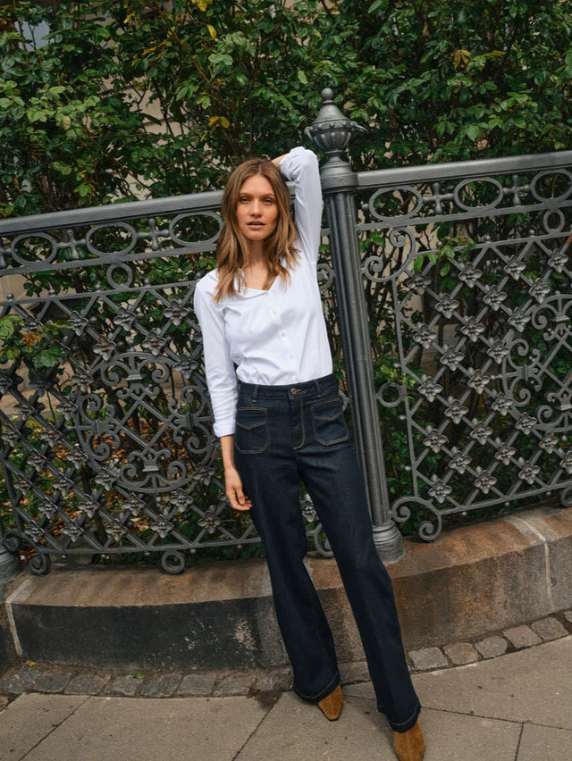 Mos Mosh Colette Deluxe Jeans Dark Blue