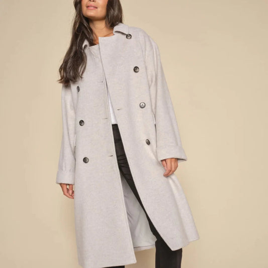 Mos Mosh Venice Coat Ecru