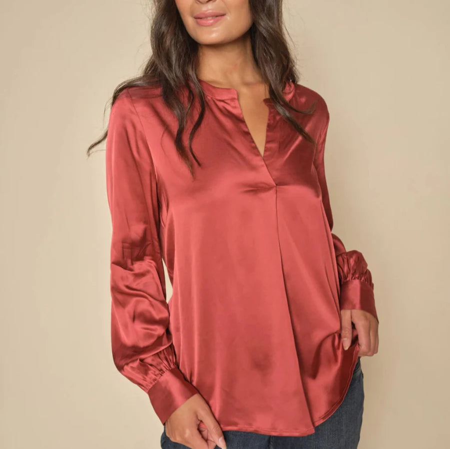 Mos Mosh Enfa Blouse Garnet