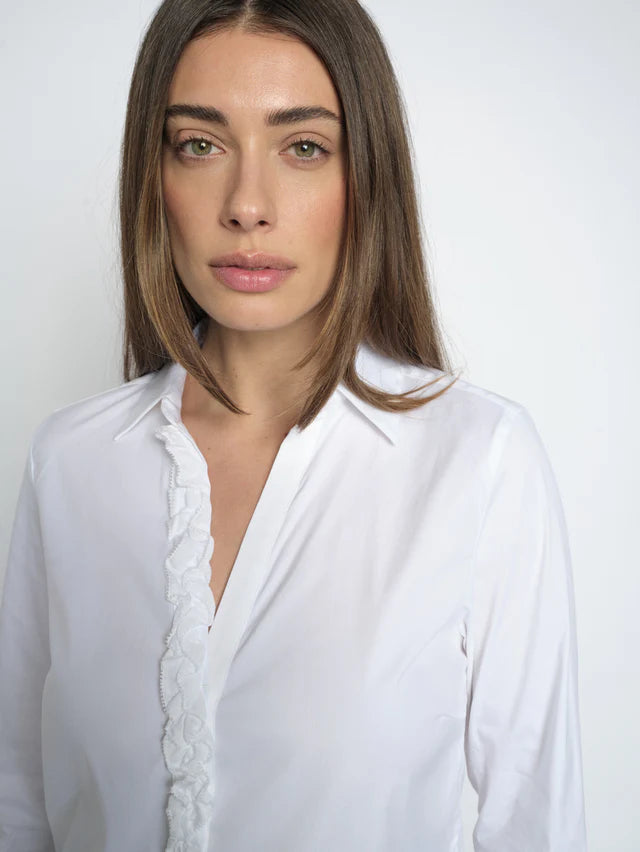 Mos Mosh Sybel Satin Shirt White