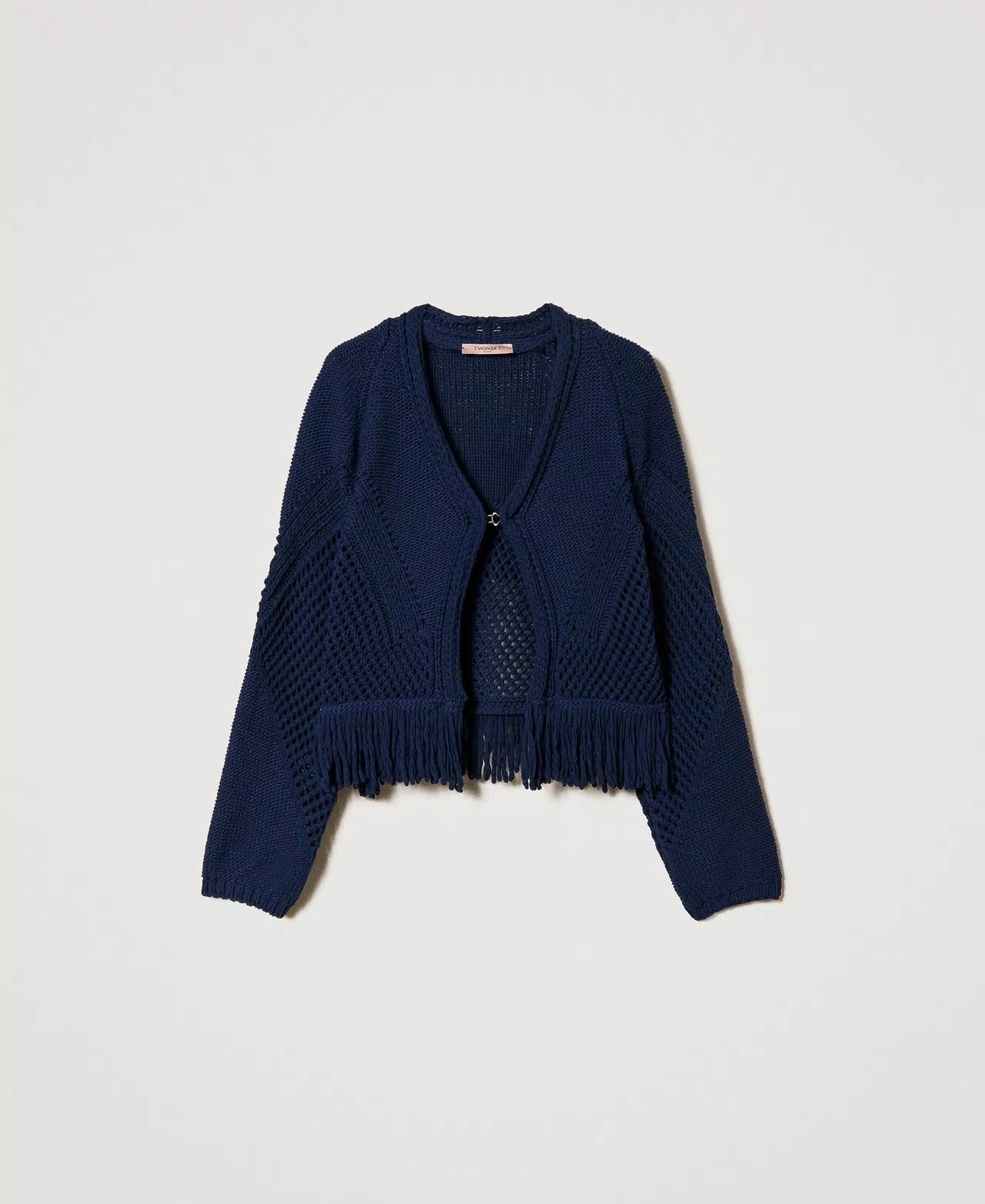 Twinset Cardigan With Fringes