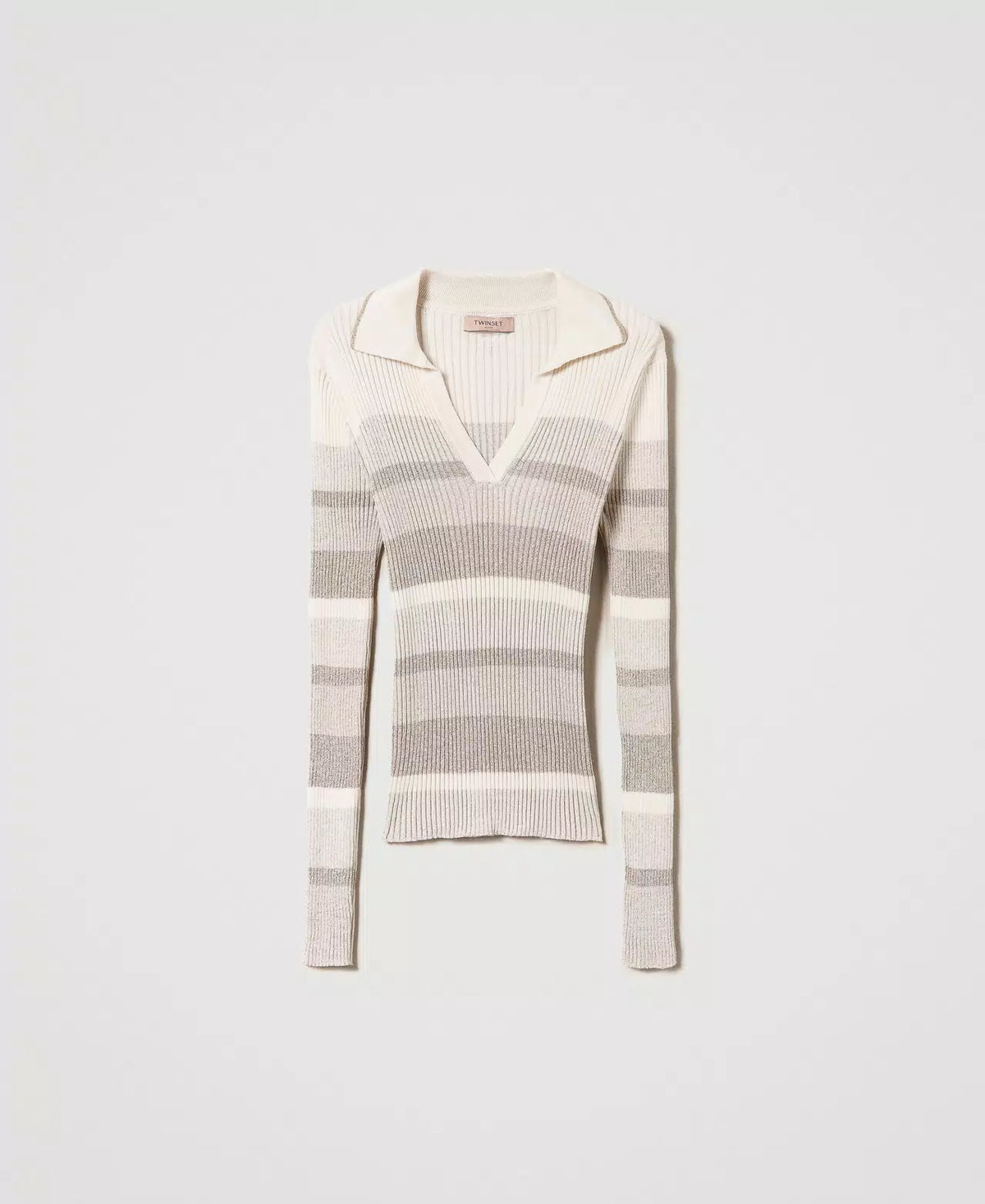 Twinset Striped Lurex Knit