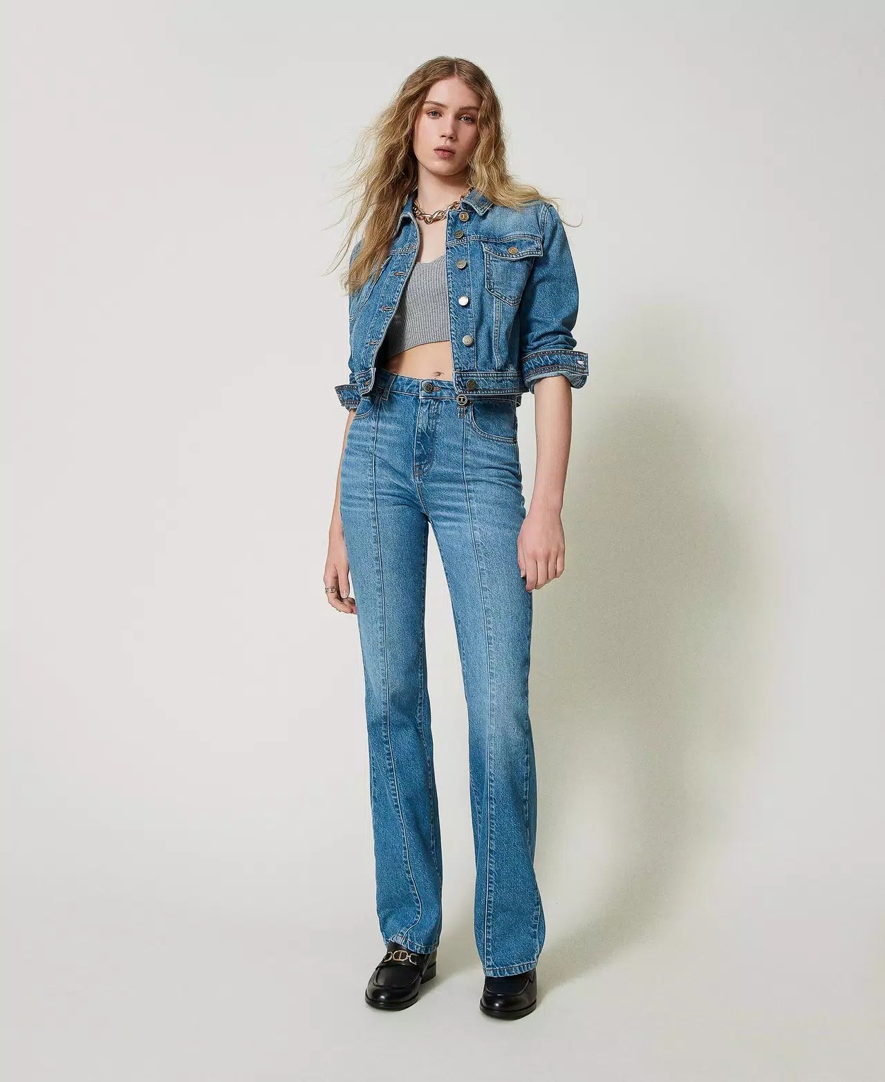 Twinset Five Pocket Flared Jeans