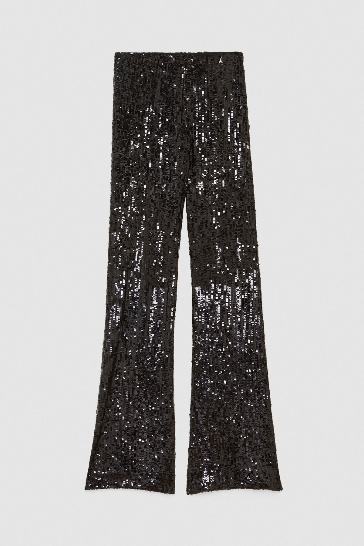 Patrizia Pepe Black Tulle Pants With Sequins
