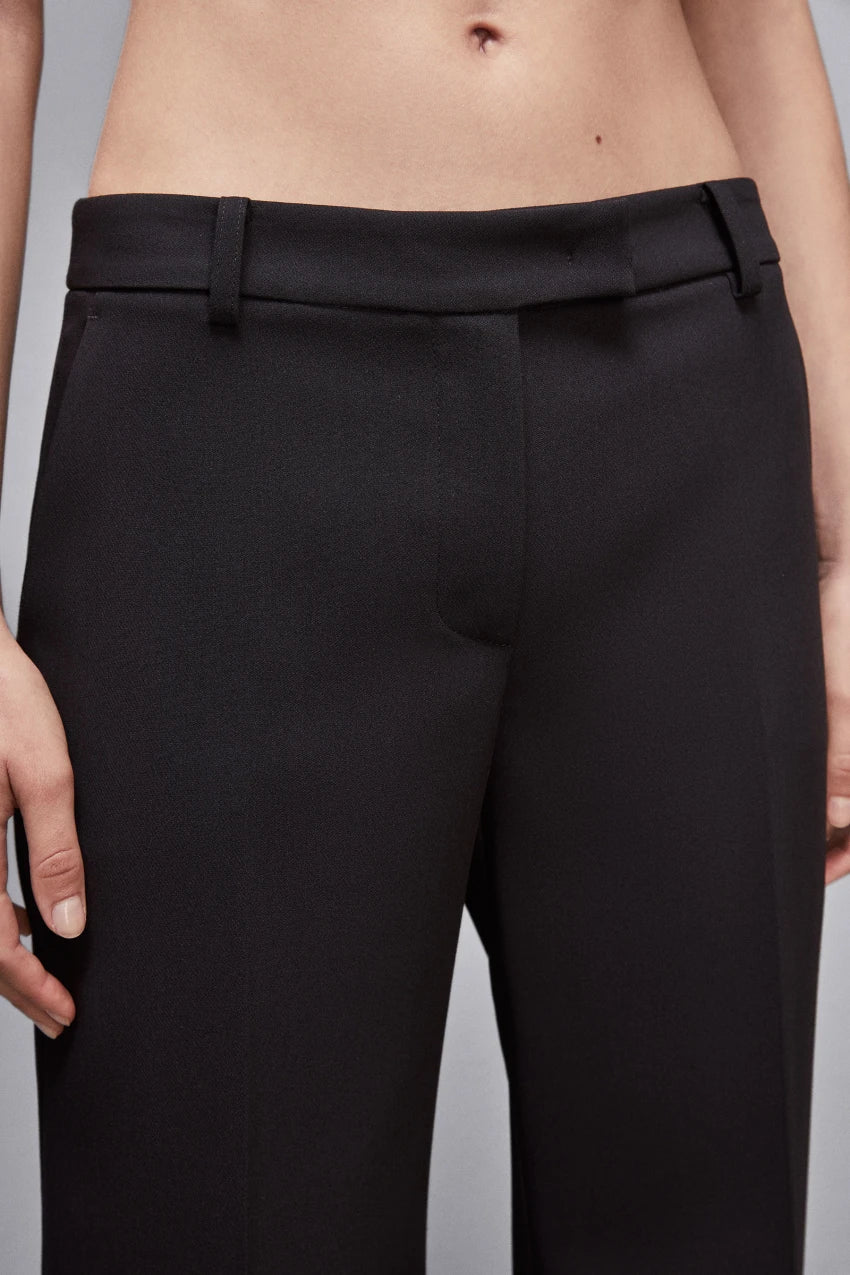 Patrizia Pepe Black Twill Pants