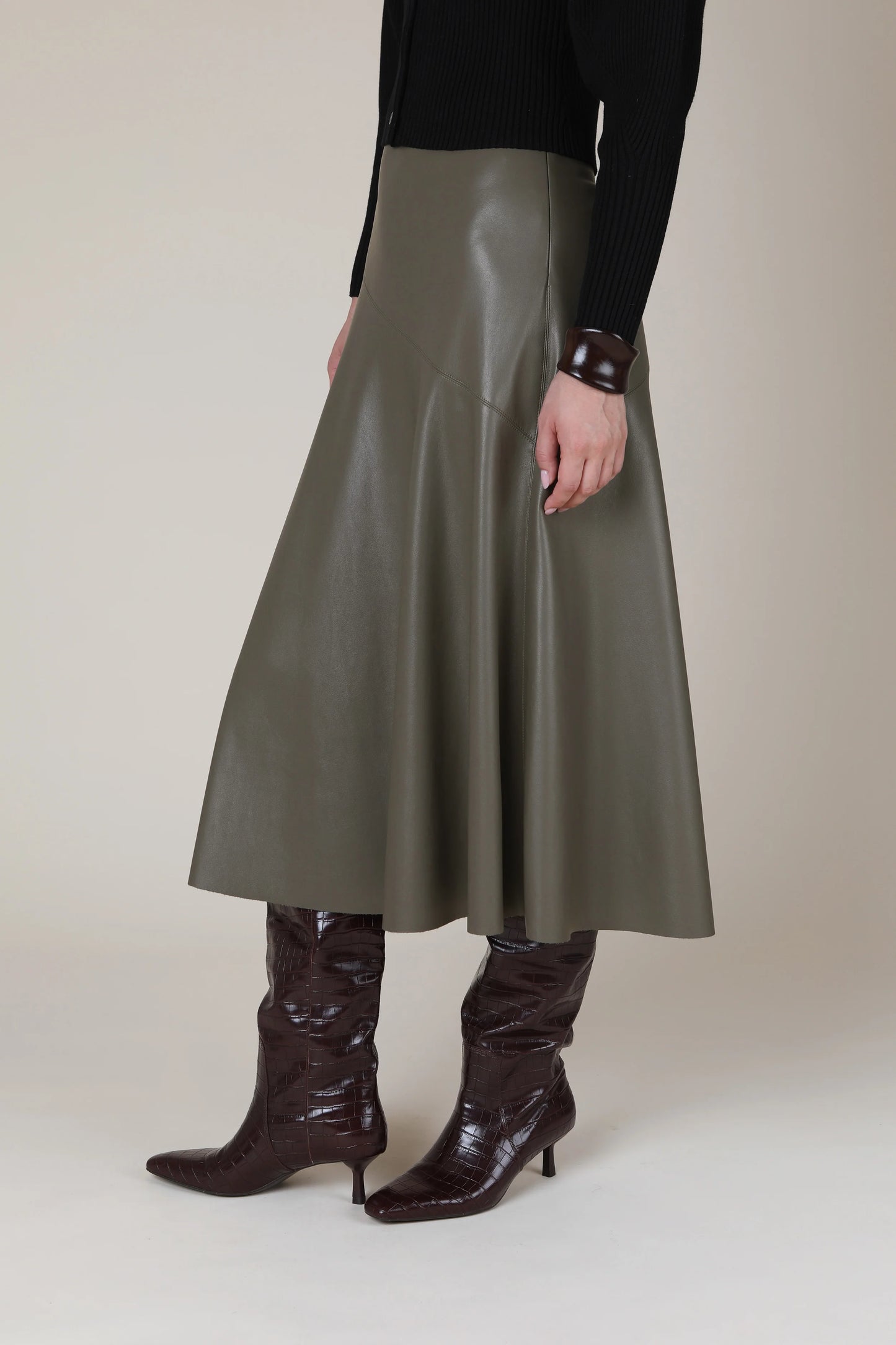 Vivere Rana Skirt Taupe