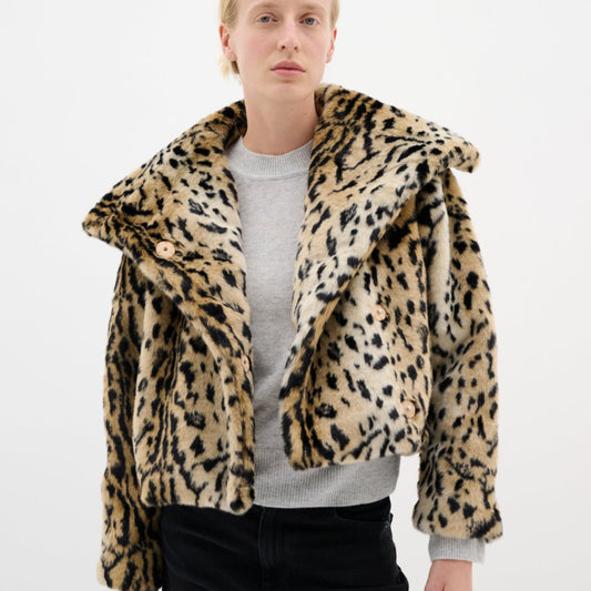 In Wear Yoba Coat leopard