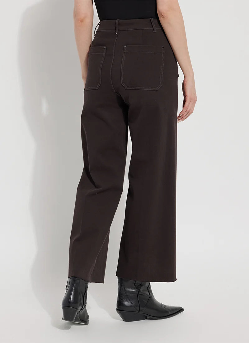Lysee High Waist Denim Double Espresso
