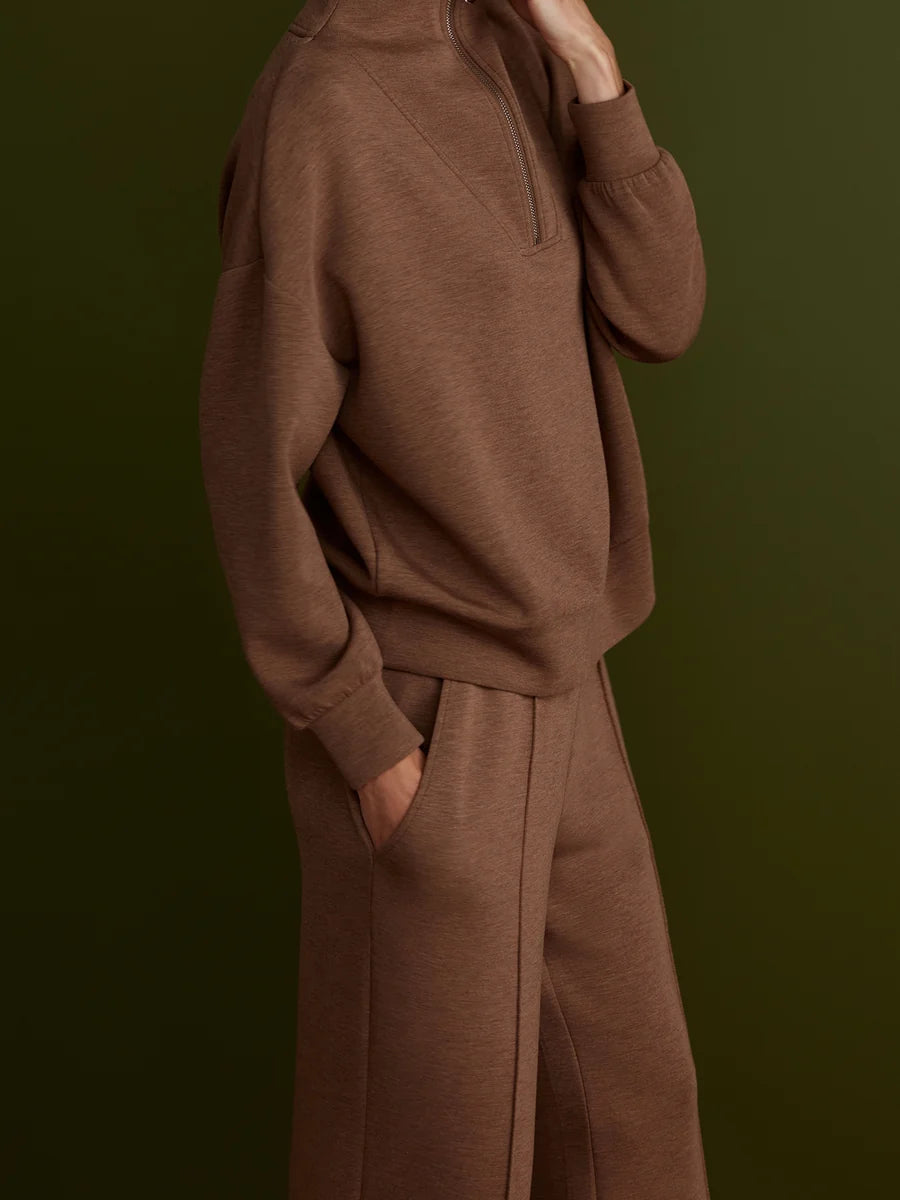 Varley Wide Leg Pant 30 Golden Bronze Marl