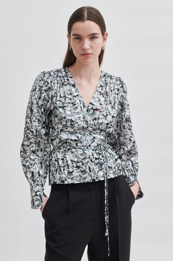Second Female Doodle Wrap Blouse