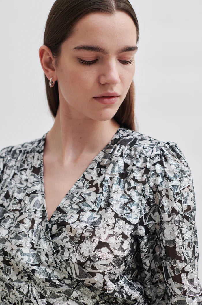 Second Female Doodle Wrap Blouse