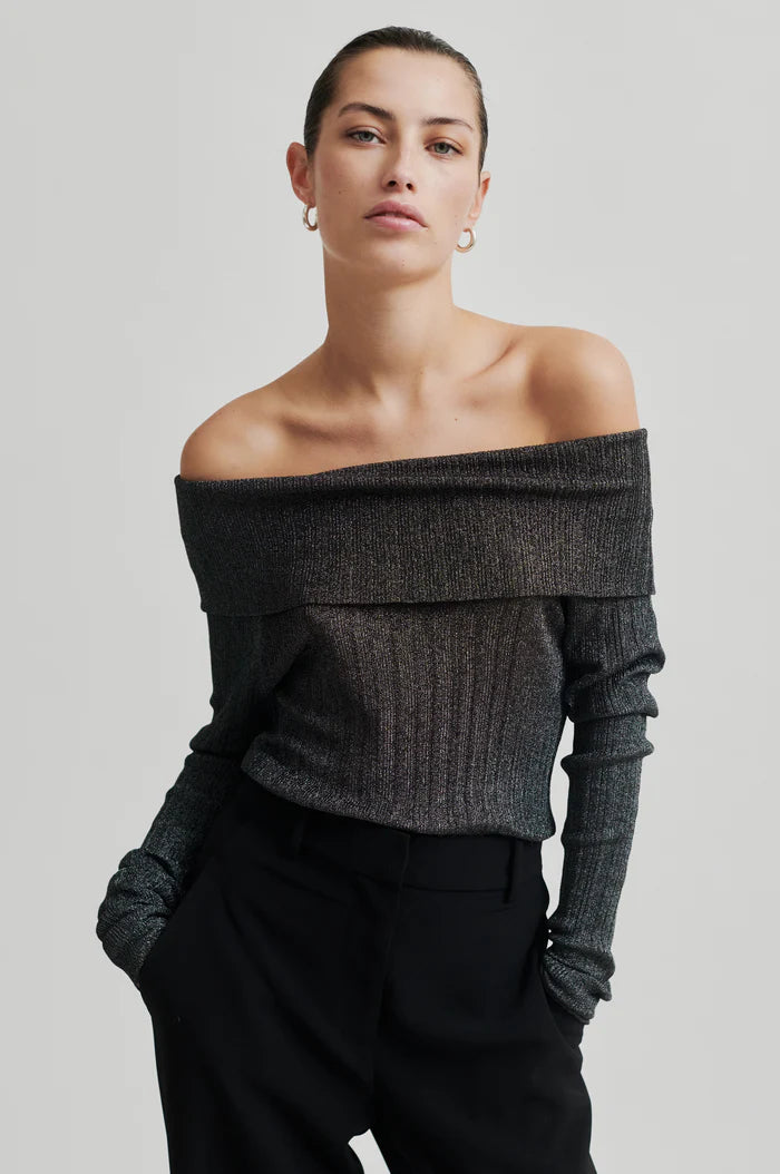 Second Female Ellis Off Shoulder Knit