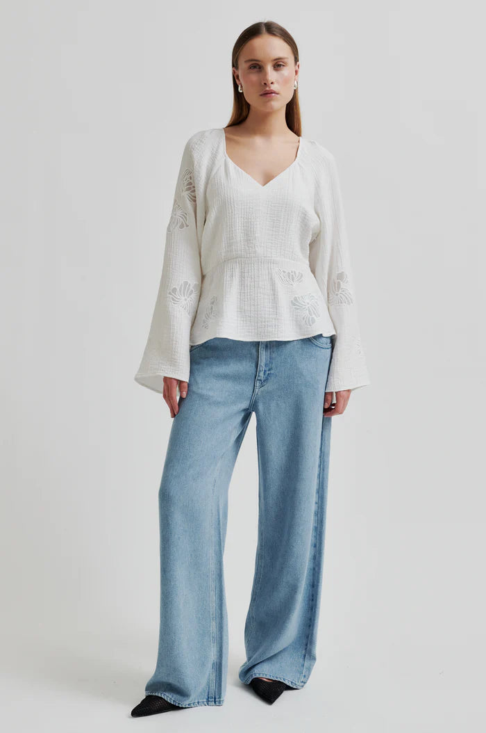 Second Female Irvine Jeans Blue XS