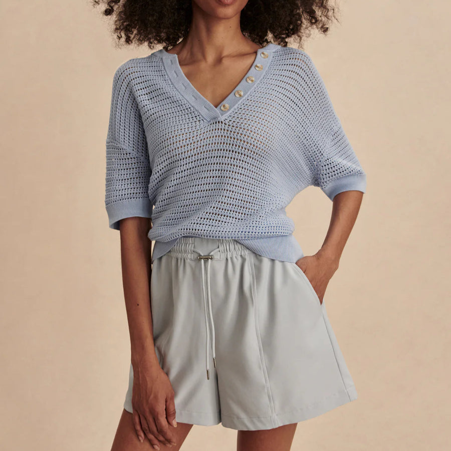 Varley Esmond shorts pearl blue