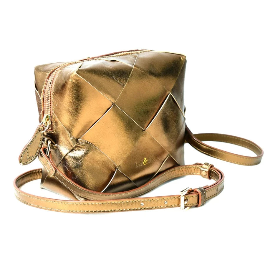 Bell & Fox Asha Crossbody Bag in Bronze