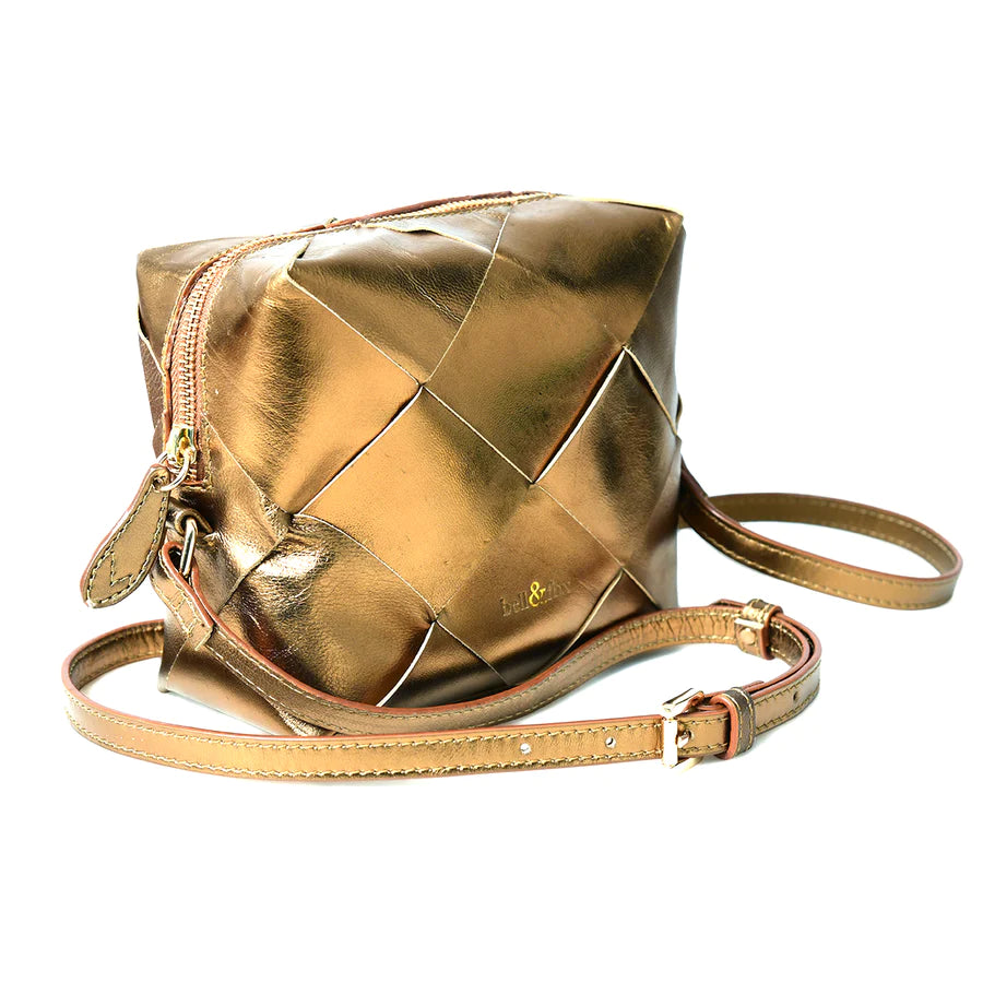 Bell & Fox Asha Crossbody Bag in Bronze