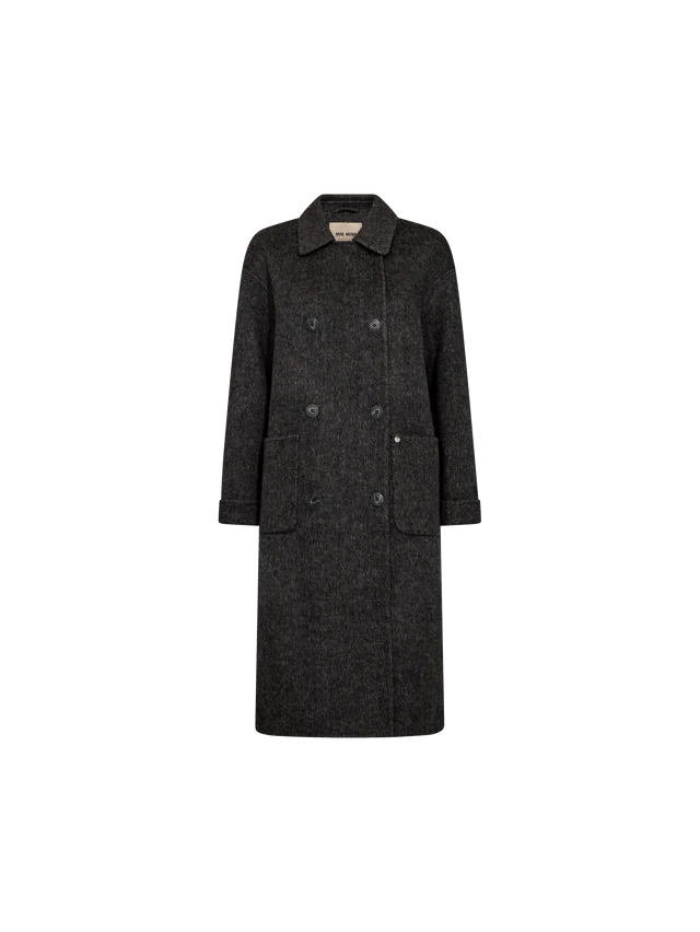 Mos Mosh Lucca Barkley Wool Coat Phantom