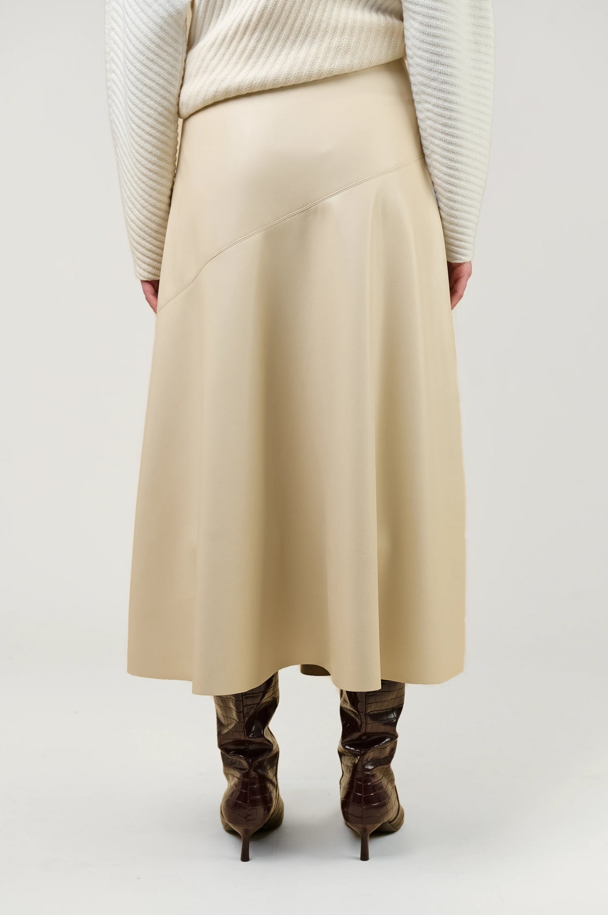 Vivere Rana Skirt Ecru