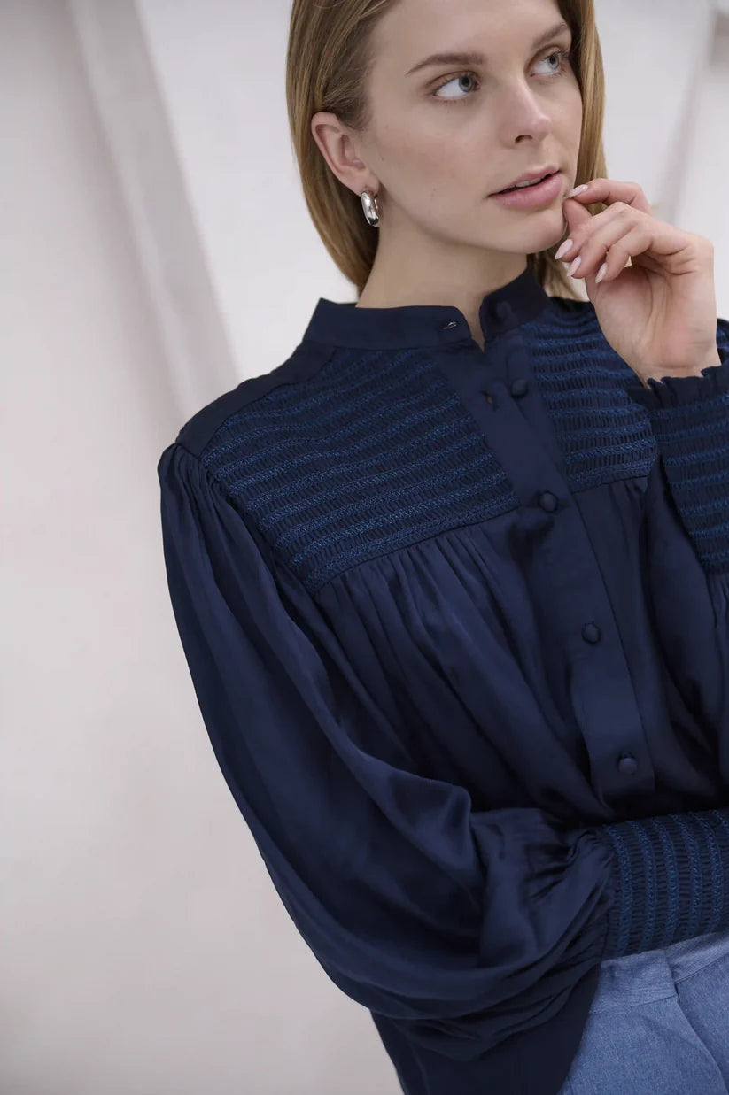BRDR Melaine Shirt Dark Navy