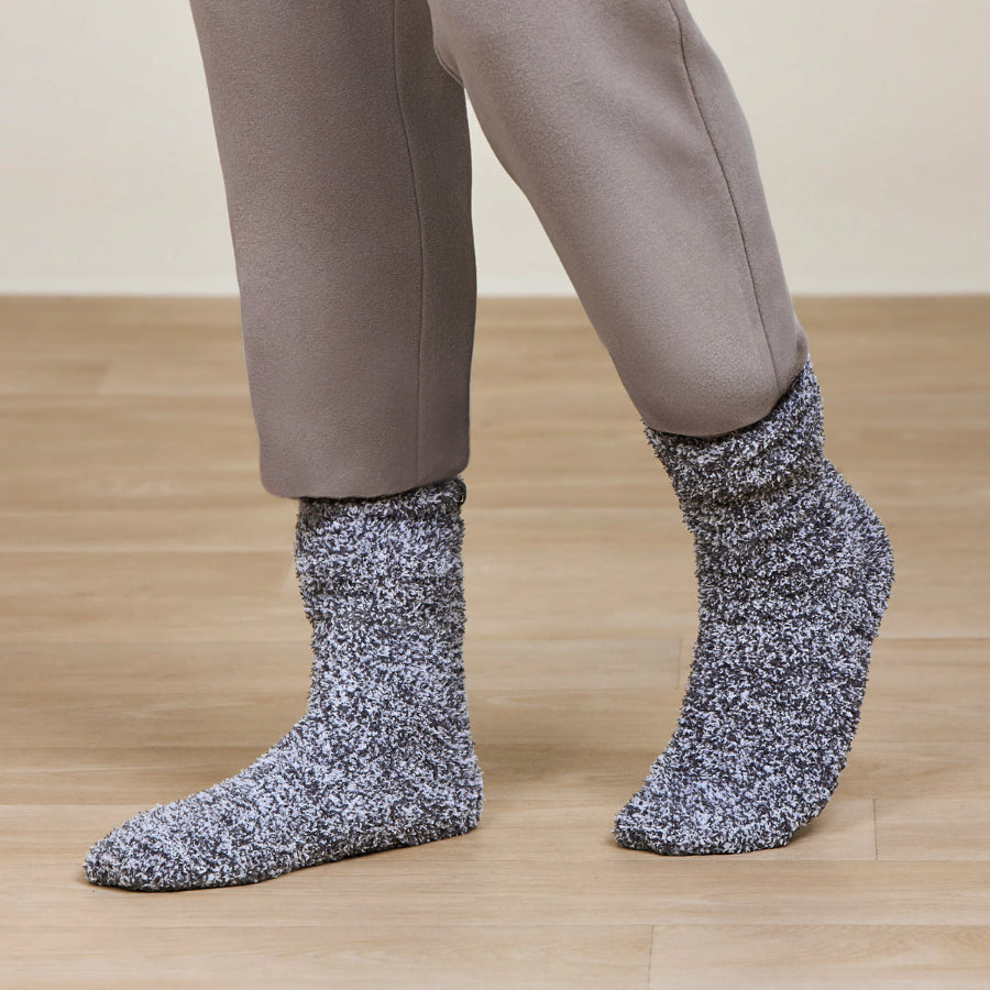 Barefoot Dreams Heathered Socks Slate blue