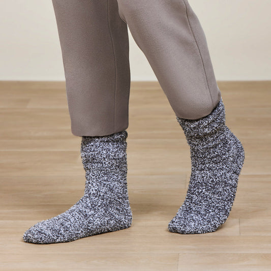 Barefoot Dreams Heathered Socks Slate blue