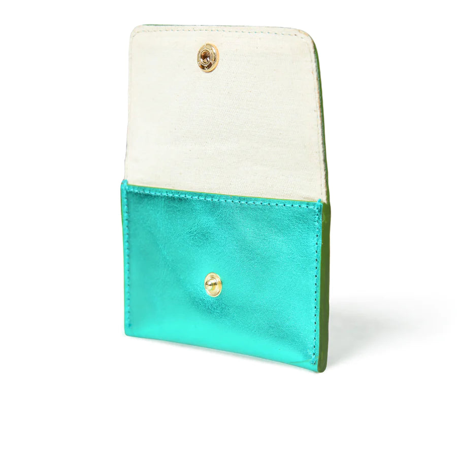 Bell & Fox Ellie Popper Card Purse - Emerald