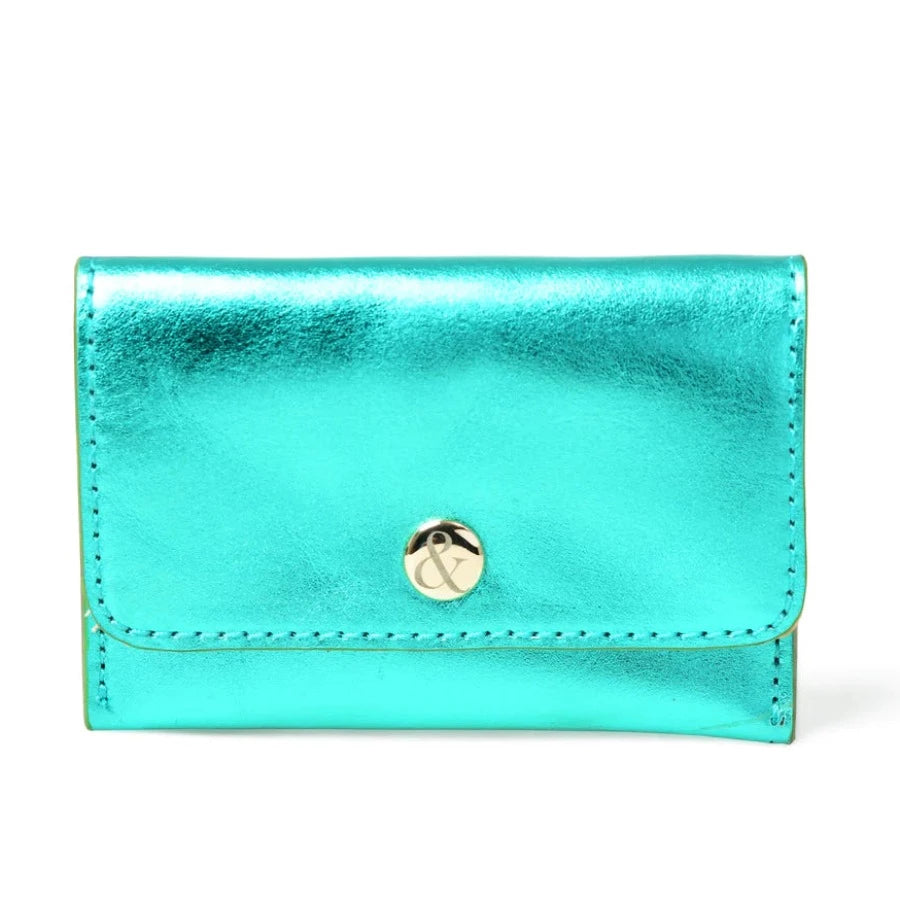 Bell & Fox Ellie Popper Card Purse - Emerald