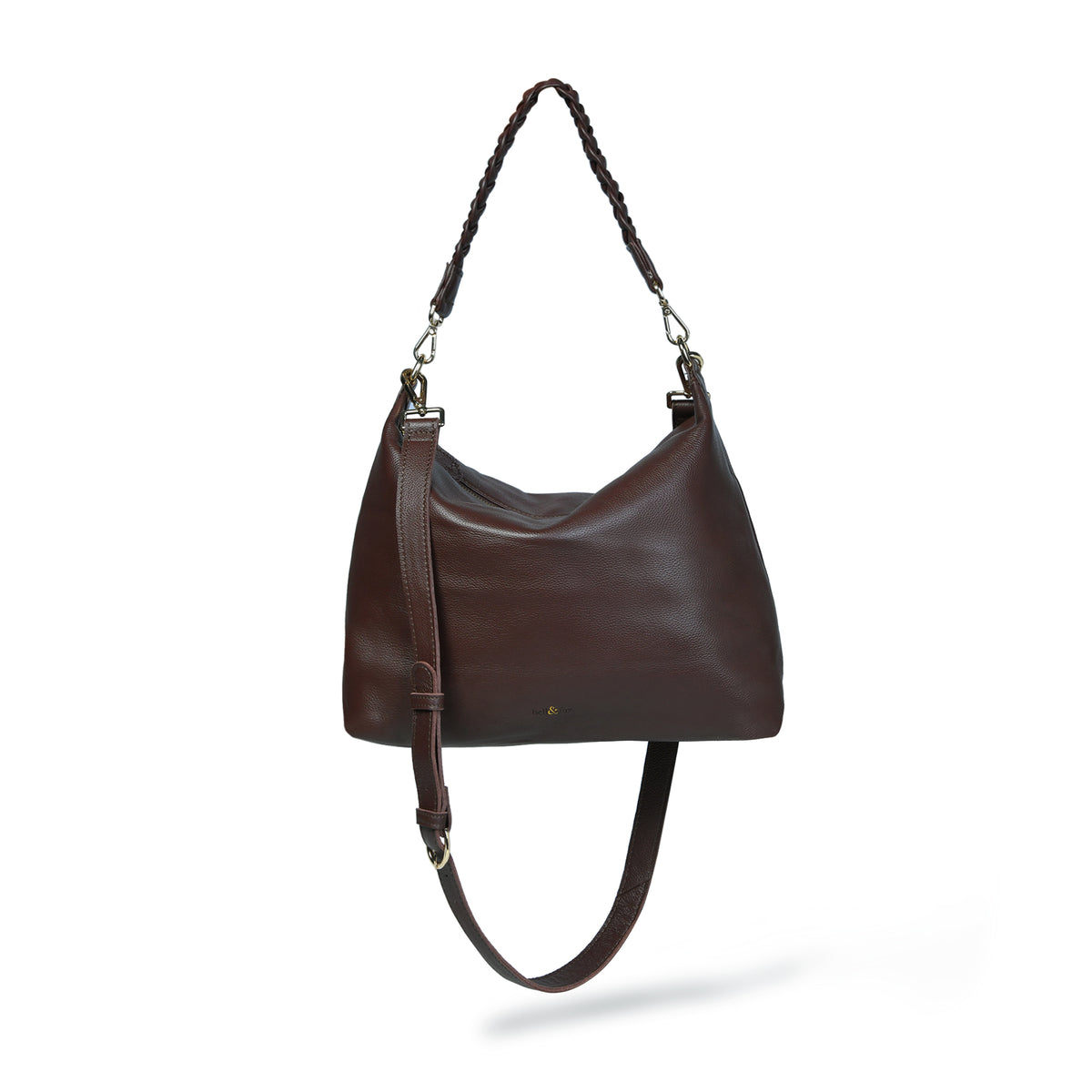 Bell & Fox Ettie Slouch Crossbody Chocolate Brown
