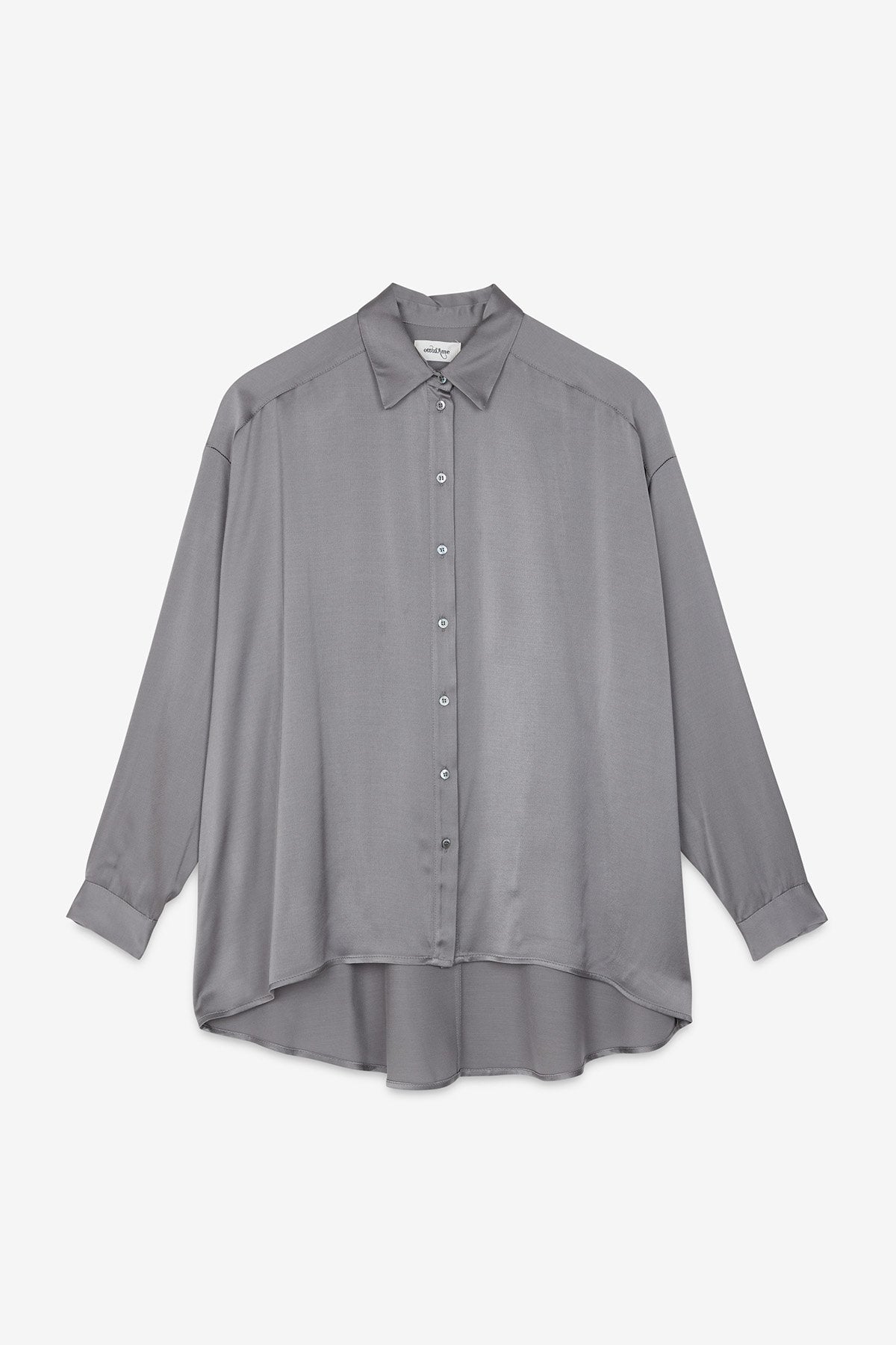 Ottod'Ame Viscose Blouse - Grey