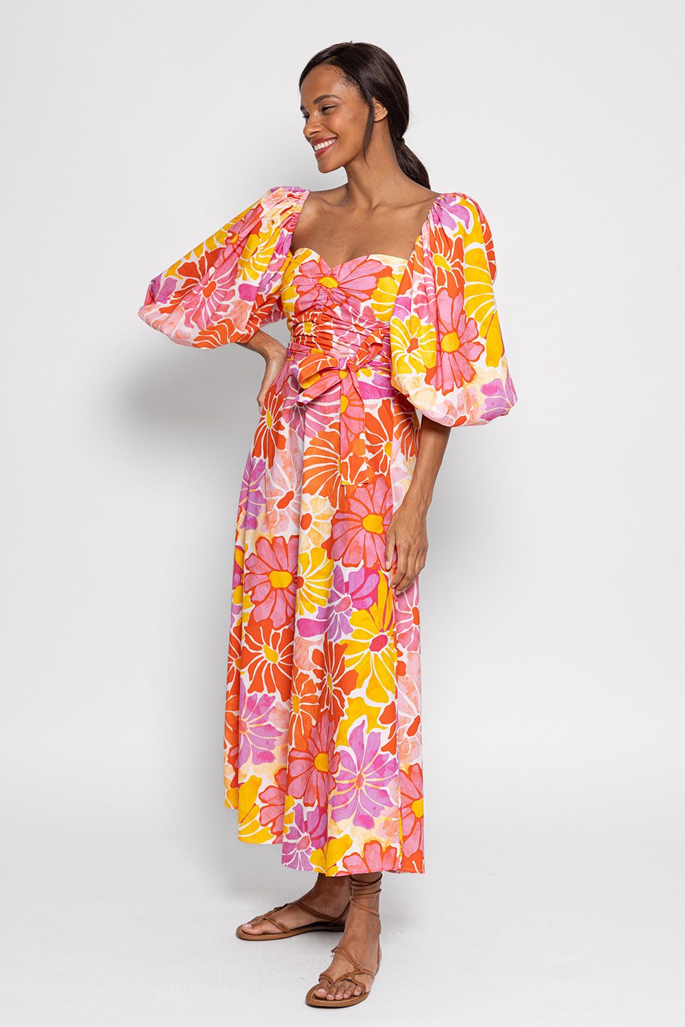 Sundress Emelia Dress in Saleya Print