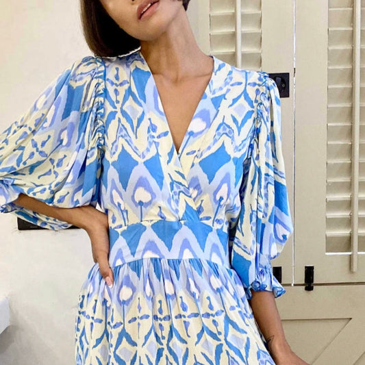 Feather and Find Orelia Maxi in Blue Aura