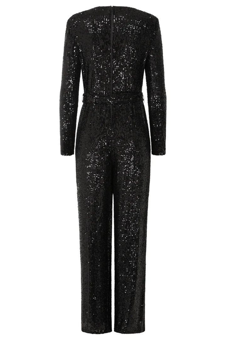 Sirens New York Sequin Jumpsuit - Black