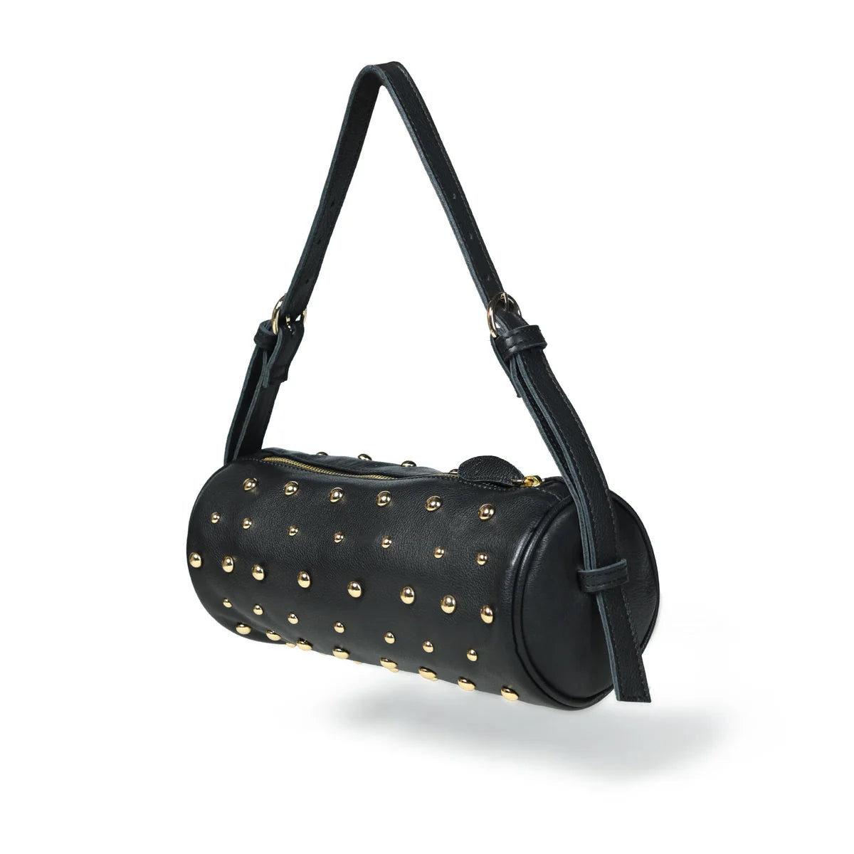 Bell & Fox Kyra Stud Barrel In Black Leather