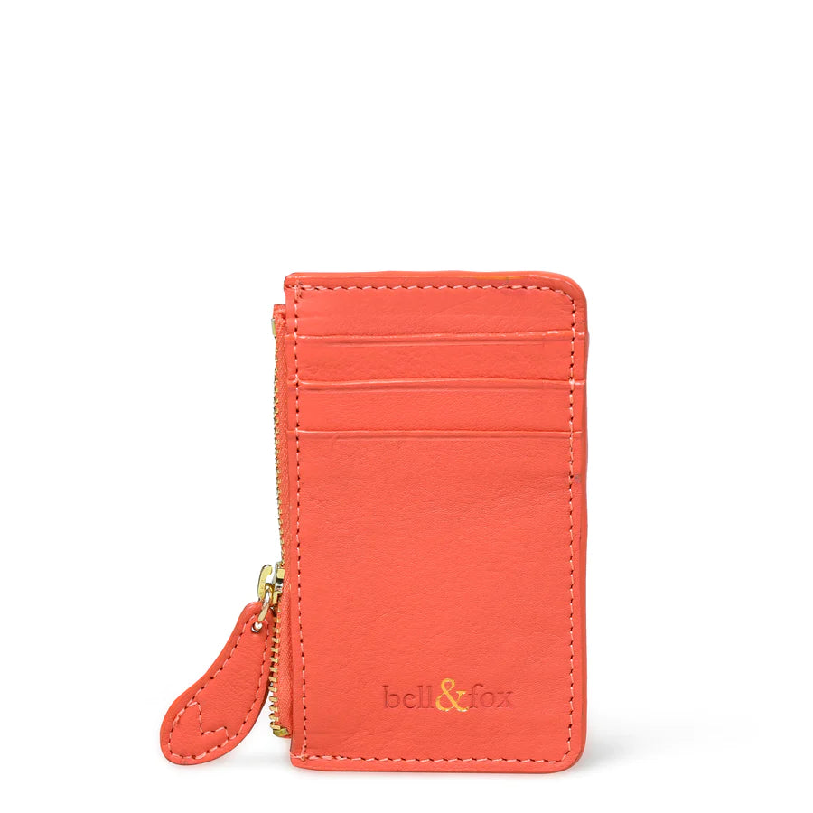 Bell & Fox Lia Card Holder Purse - Coral