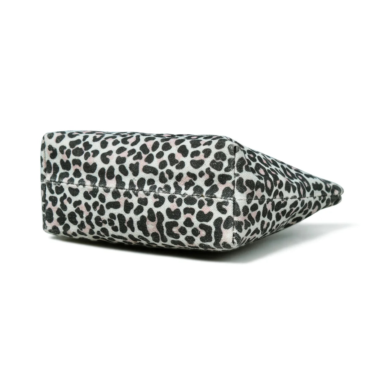Bell & Fox Libby Pouch In Blush Leopard Print Canvas