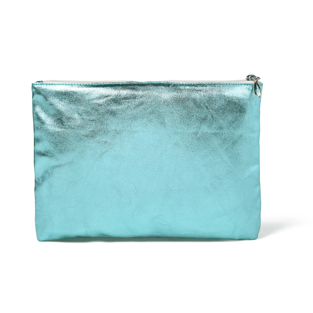 Bell & Fox Lily Pouch In Turquoise Foil Canvas
