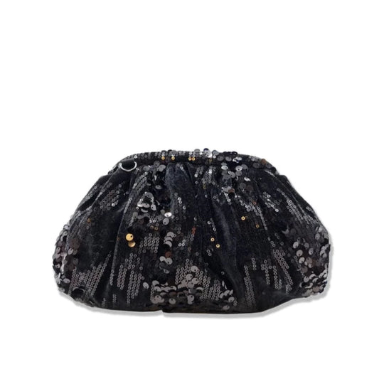 Nooki Lucinda Sequin Velvet Clutch