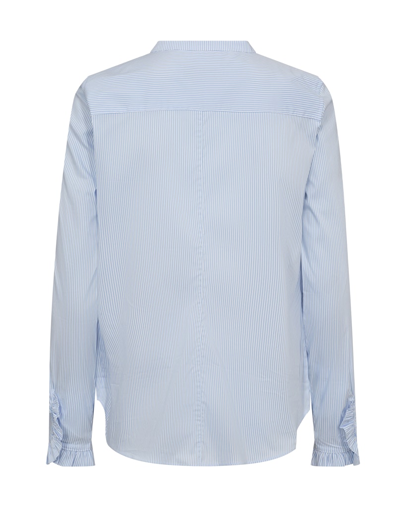 Mos Mosh Mattie Stripe Shirt Light Blue