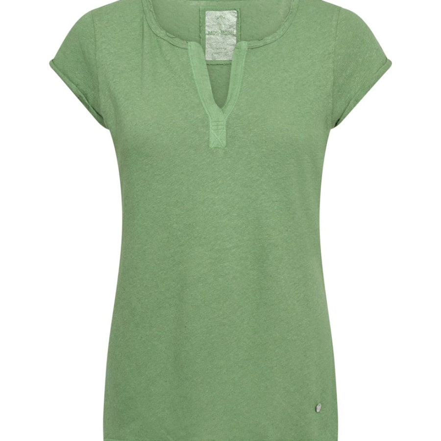 Mos Mosh Try Tee in Turf Green