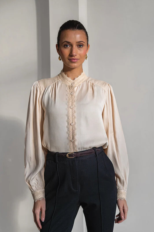 BRDR Mariella Blouse Dull Champagne