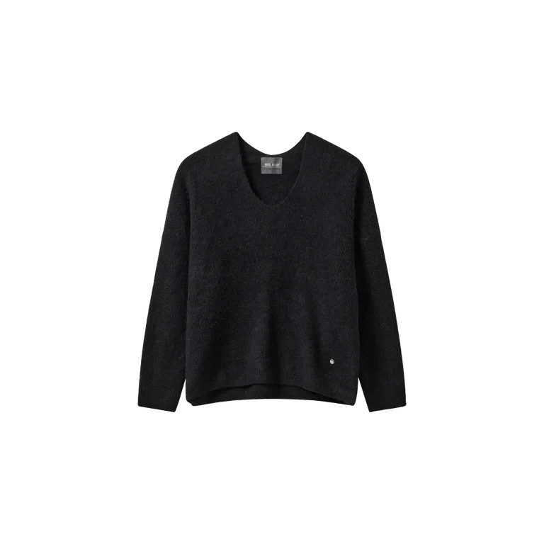 Mos Mosh Thora V Neck Black