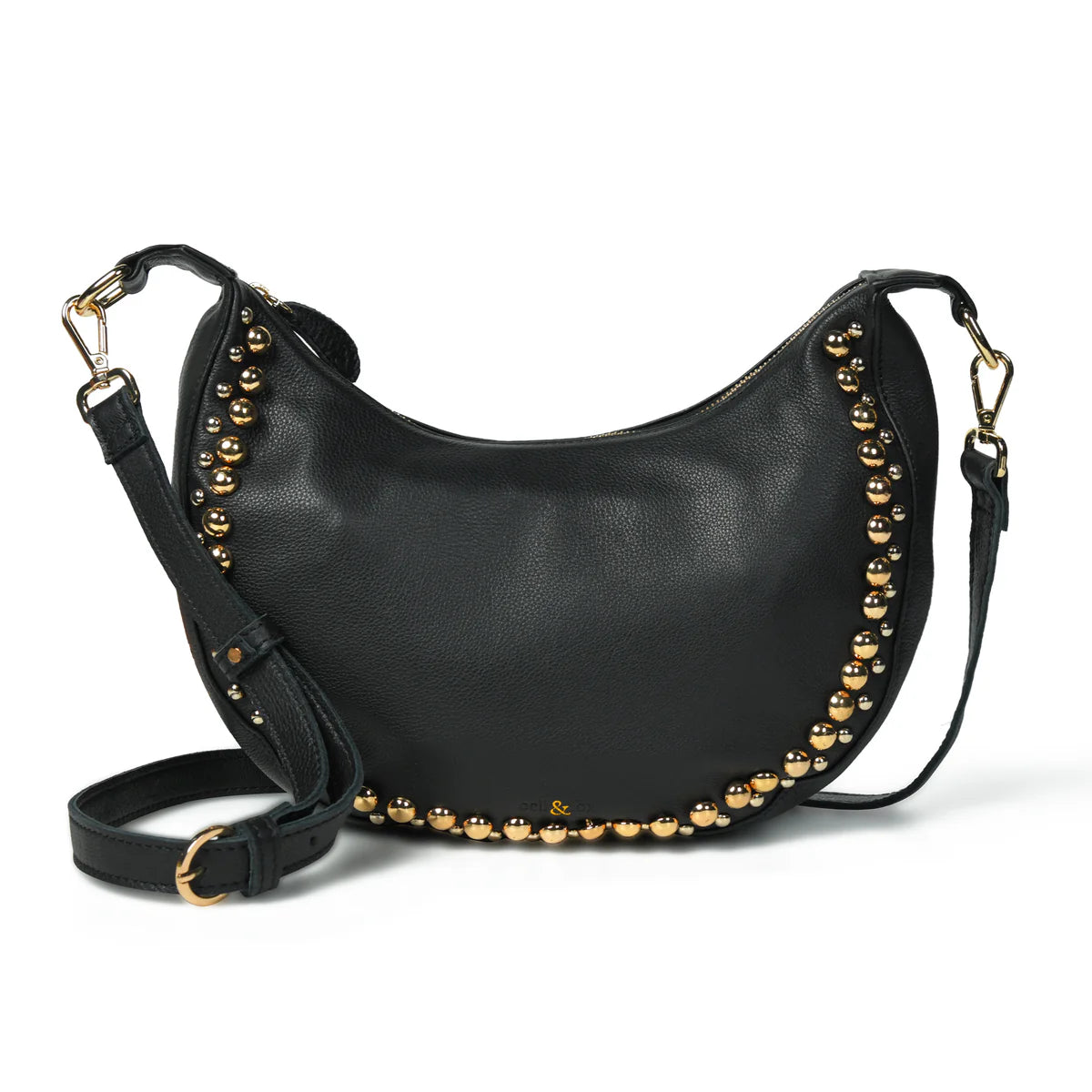 Bell & Fox Robyn Black Crossbody Studded
