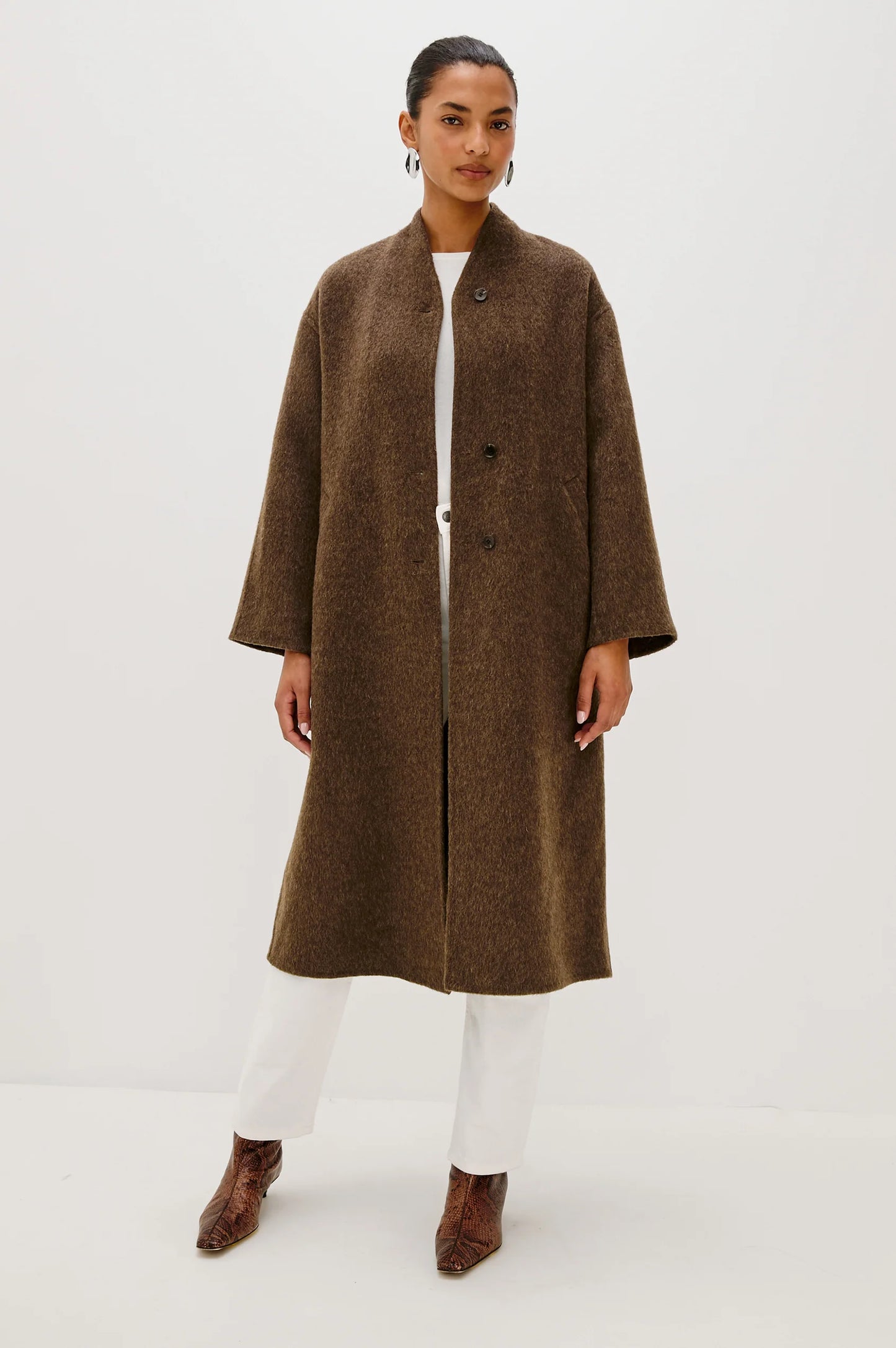 Rails Roland Coat In Heather Umber