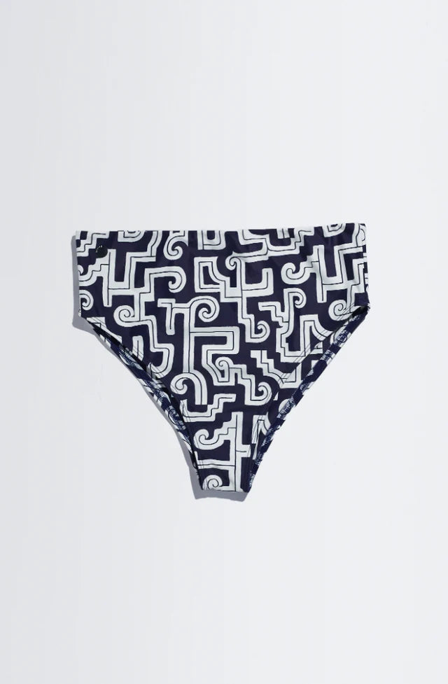 Heulog Active Caswell Bikini Bottom Maze Print