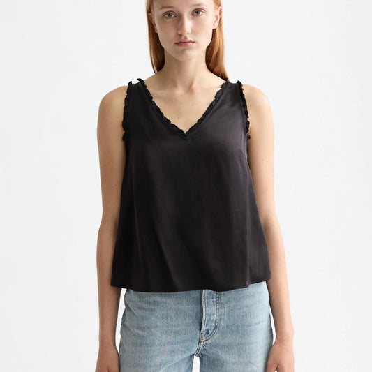 Scotch and soda ruffle tank