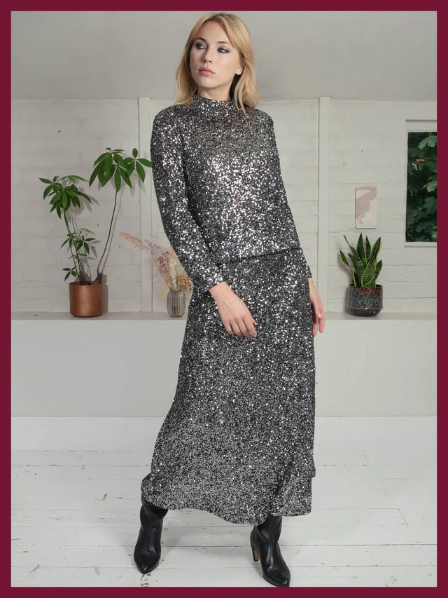 Nooki Mercer Top Gunmetal