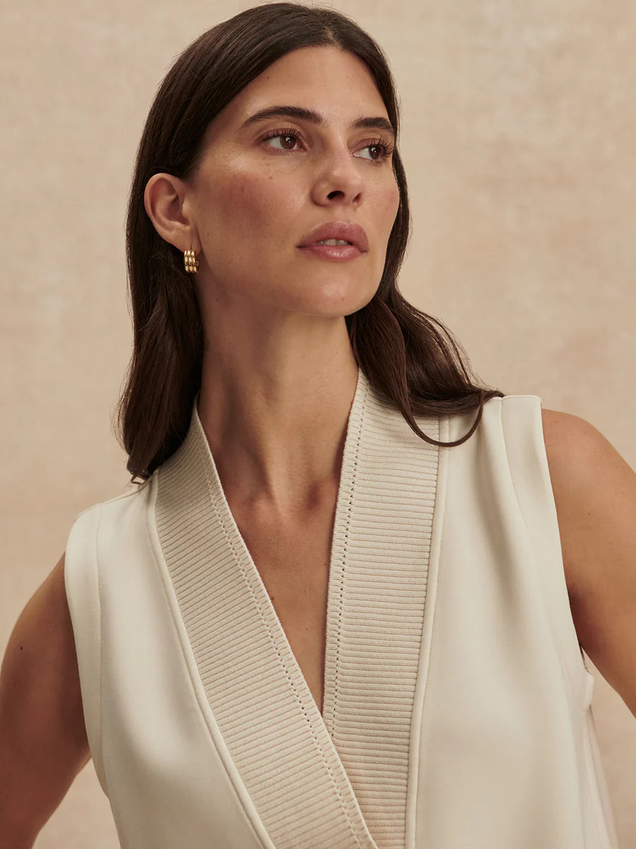 Varley Freida V Neck Tank Pristine